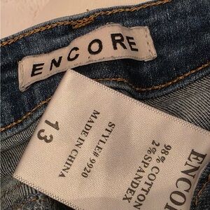 Encore Jeans Women's Classic Blue Denim